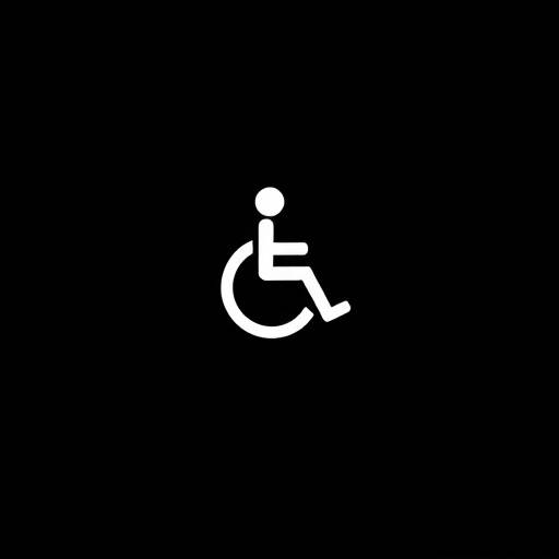 Icono de accesibilidad que representa una figura humana con los brazos extendidos, simbolizando la inclusión y la accesibilidad para todos.